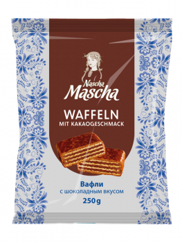 Nascha Mascha Waffelschnitten mit mit Kakaogeschmack in Überzug 150 g